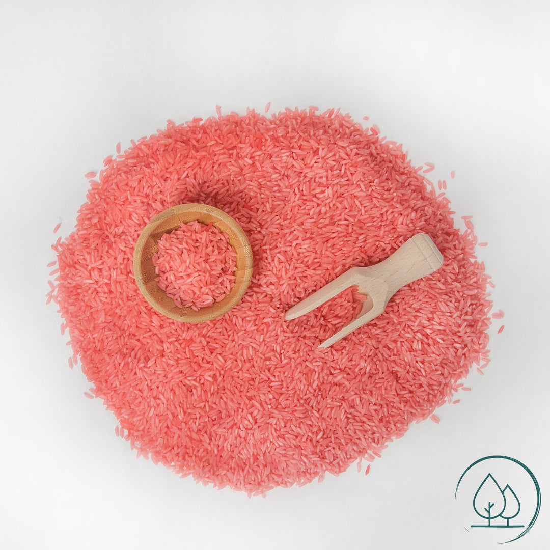 Sensomotorische speelrijst - roze