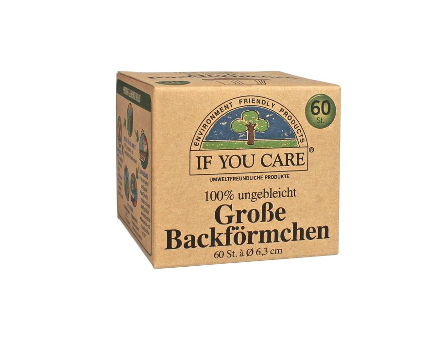 If you care - Bakvormpjes - Ongebleekt - Large
