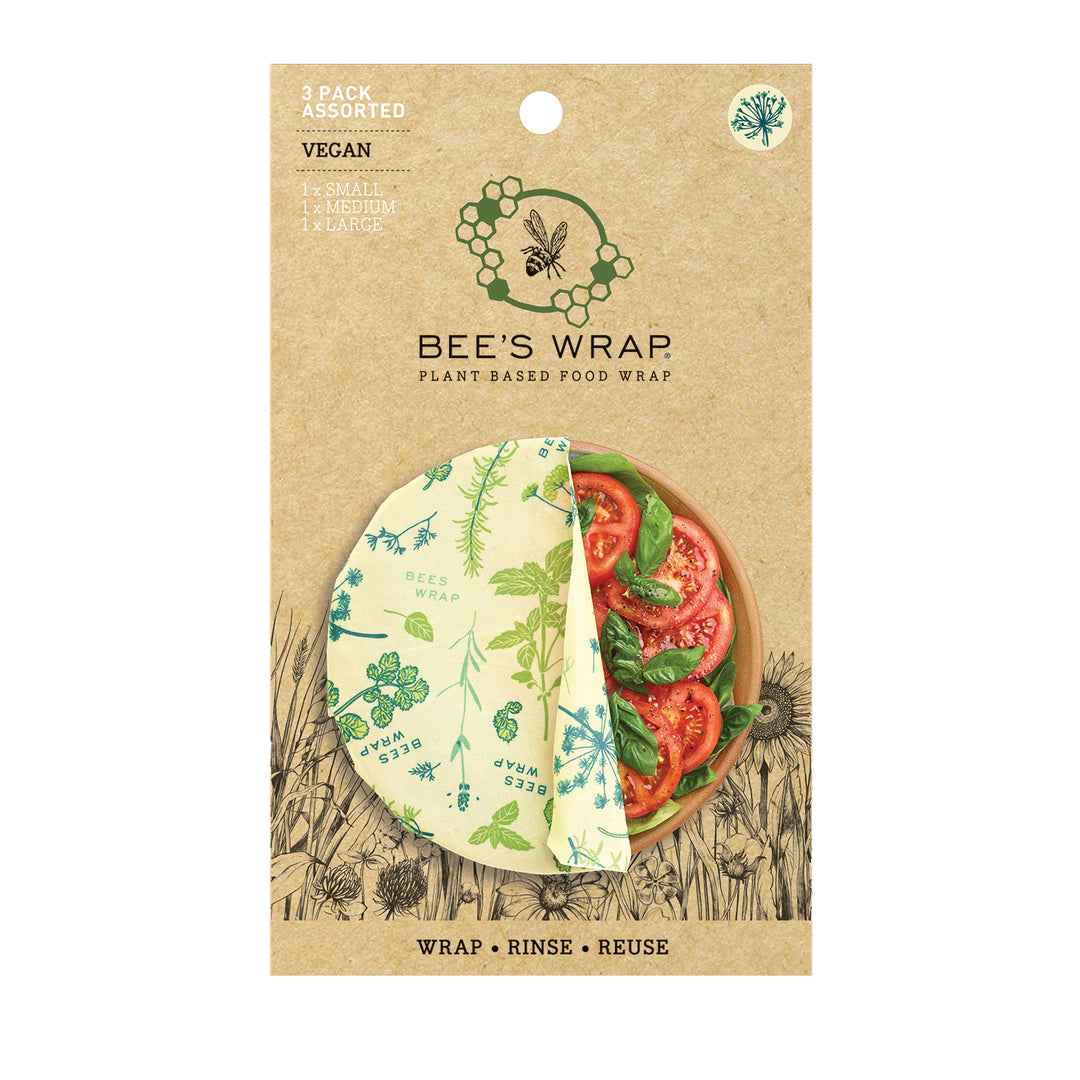 Bee's Wrap - 3 pack - Assorted Herb Garden - Vegan
