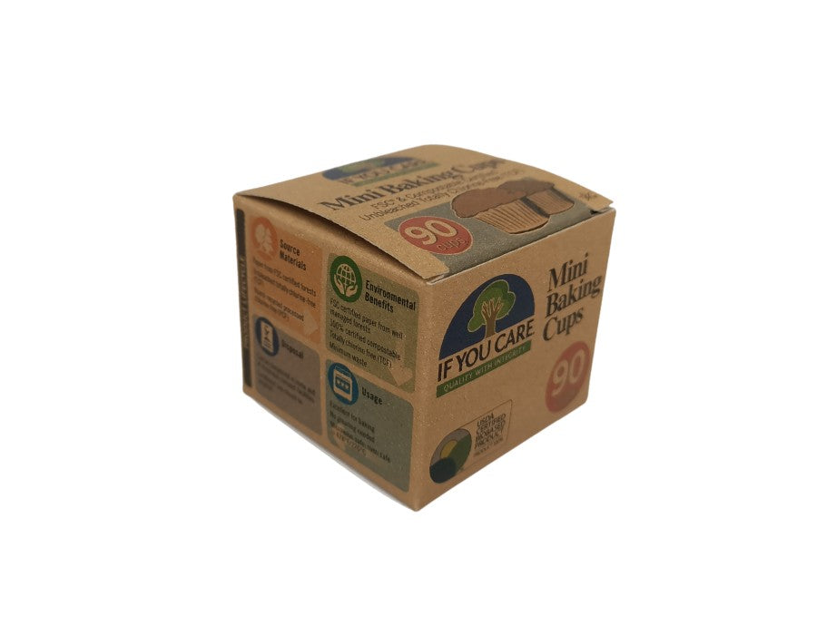 If you care - Bakvormpjes - Ongebleekt - Mini - 90 stuks