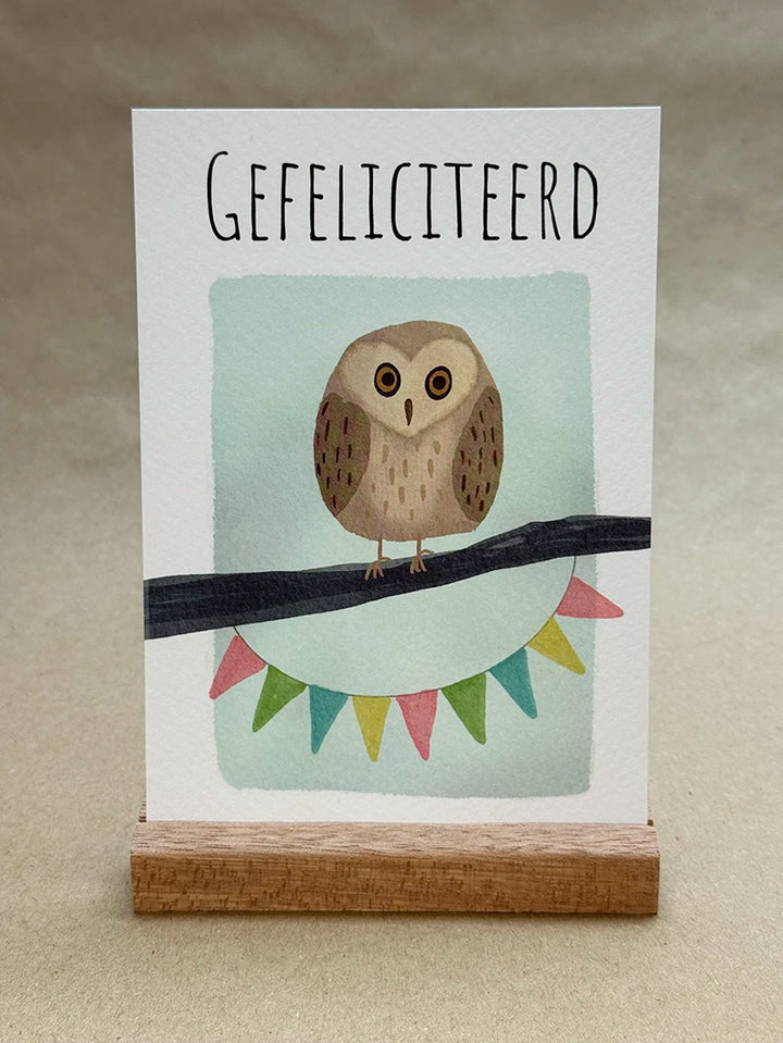 Wenskaart - Gefeliciteerd