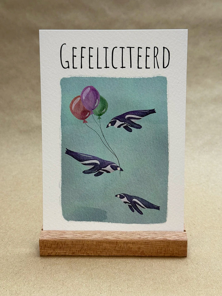 Wenskaart - Gefeliciteerd