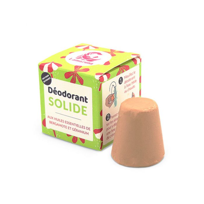 Lamazuna - Deodorant in blok - Bergamot & Geranium