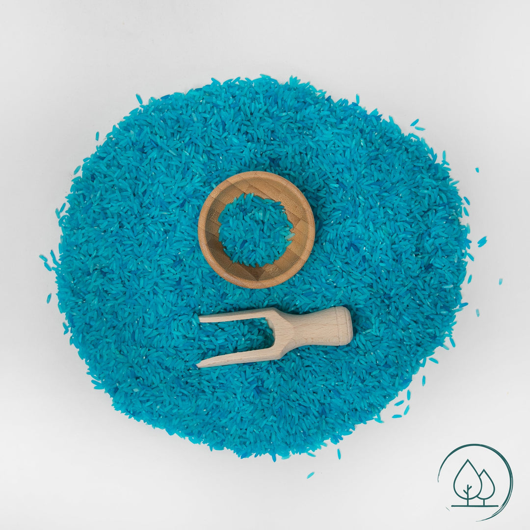 Sensomotorische speelrijst - blauw