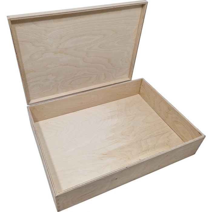 Houten speelbak met deksel