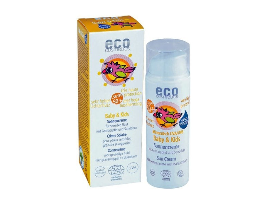 Eco Cosmetics - Zonnebrand - Baby en kind - SPF 50 - Granaatappel